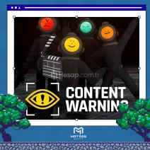 Content Warning  Steam Hesap Paylaşılımlı 724 destek