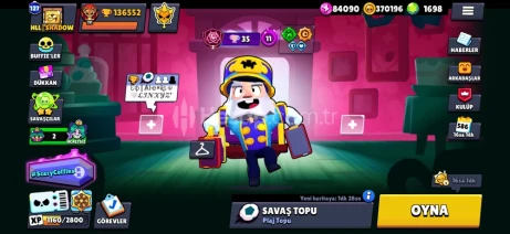 136K FULL DOLU BRAWL STARS HESABI