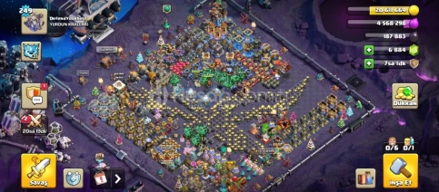 18TH %99 full hesap Clas of Clans