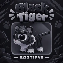 ⭐[ Adoptme 1x Black Tiger [ EN UCUZU ✨