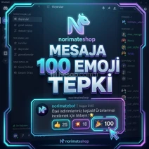 Discord Mesaja 100 Emoji🎉 Tepki HIZLICA⚡