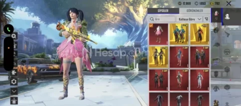 PUBG Mobile Hesabı 5 X-Suit 3 Nihai Set 65 Koleksiyon
