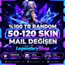 ⭐TR SUNUCU 50-120 SKİN MAİL DEĞİŞEN HESAP⭐