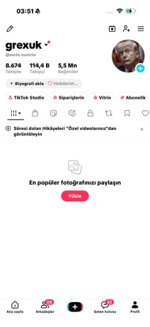 110K Takipçili Amerika TikTok Hesabı - CPB Açık