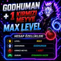 ⭐ BF ⭐ MAX LEVEL + GODHUMAN + 1 KIRMIZI MEYVE 🔥