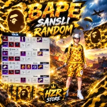 BAPE kasası random otomatik teslimat