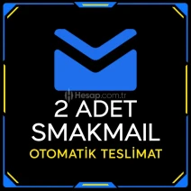 2 ADET SMAKMAIL E-posta + Kullanılmamış