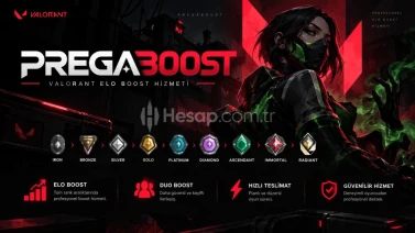 PREGABOOST | VALORANT ELO BOOST | TÜM RANKLAR |