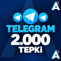 TELEGRAM 2000 TEPKİ ➕ 2000 GÖRÜNTÜLENME PAKETİ