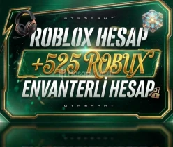 ROBLOX +525 ROBUX HARCANMIŞ RANDOM ROBLOX HESAP