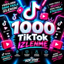 1000 TikTok izlenme otomatik teslim