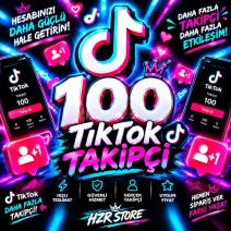 100 TikTok takipçi otomatik teslimat