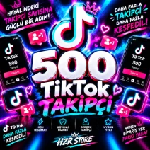 500 TikTok takipçi otomatik teslimat