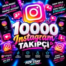 10.000 Instagram takipçi (GARANTİLİ)