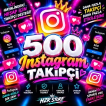 500 Instagram takipçi (GARANTİLİ)