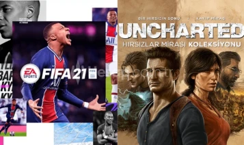 ⭐FIFA 21 + UNCHARTED KOLEKSİYONU PS4+PS5