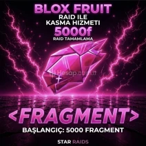 ⚡5K ⭐Fragment Hizmeti⭐ Sololanır (Raid)⚡