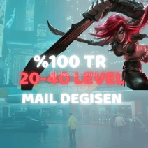 ⭐(%100TR) 20-40 LEVEL +5 CHAMP MAİL DEĞİŞEN HESAP⭐