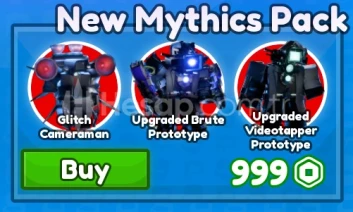 Cameraman Tower Defense New Mythics Pack