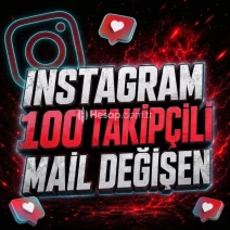⭐İNSTAGRAM +100 TAKİPÇİLİ HERŞEYİ DEĞİŞEN HESAP⭐