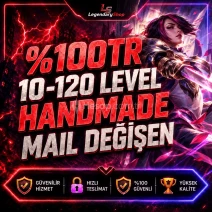⭐%100TR 10-120 LEVEL MAİL DEĞİŞEN HESAP | OTO TESLİM⭐