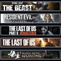 Beast +Evil 9 +TLOU2 +TLOU1 +Wukong