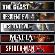 Beast +Evil 4 +Evil 9 +Mafia +Spider 1