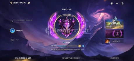 Wild Rift Master Hesap %70 winrate