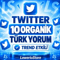 💎 (ORGANİK) TWİTTER 10 TÜRK YORUM  |  TREND ETKİLİ 💎