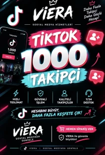 TikTok 1000 Takipçi Hizmeti | VİERA | Sosyal Medya