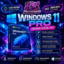 WINDOWS 11 PRO ORİJİNAL KEY ⚡ OTOMATİK TESLİMAT