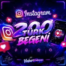 ⭐İNSTAGRAM 200 TÜRK PREMİUM BEĞENİ⭐