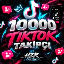 10.000 TikTok takipçi otomatik teslimat