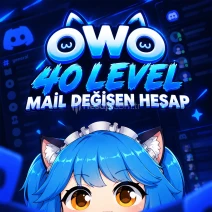 ⚡ 40 Level OwO Hesap | Mail Değişen | Otomatik Teslim ⚡