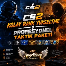 CS2 Kolay Rank Yükseltme & Profesyonel Taktik Paketi