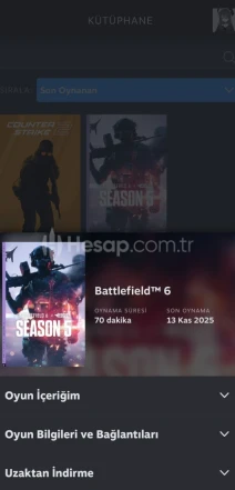 Battlefield™ 6 Hesabı çok az oynandı hesap devredilicek