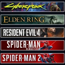 Cyberpunk +Elden +Evil 4 +Spider 1 +2