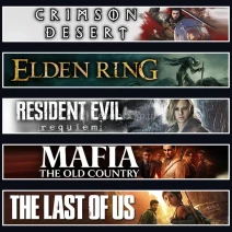 Crimson +Elden +Evil 9 +Mafia +TLOU1