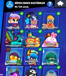 ⭐ 76774 KUPA ⭐ 10 Hiperşarj  8 Efsanevi Skin | 88 De