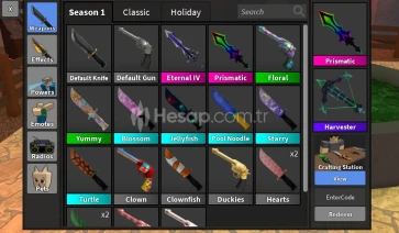 mm2 harvester gun and prismatic knife