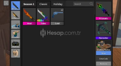 mm2 tides chroma knife   satılır alana hayırlı olsun