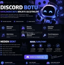 Discord kişiye özel bot tasarlama