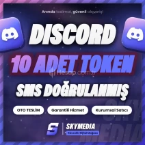 ⭐(TELEFON DOĞRULANMIŞ) 10 ADET +3 GÜNLÜK HESAP TOKENLİ⭐