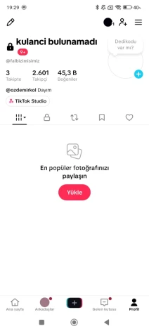 Orjinal hesap ful keşfet açik bot yoktur