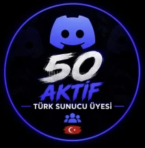⭐ Discord 50 Aktif Türk Sunucu Üyesi⭐