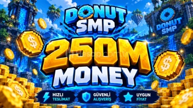 ⭐ DonutSMP EN UCUZ 250M PARA - SERİ TESLİMAT⭐