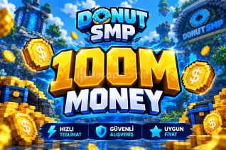 ⭐ DonutSMP EN UCUZ 100M PARA - SERİ TESLİMAT⭐