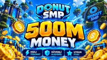 ⭐ DonutSMP EN UCUZ 500M PARA - SERİ TESLİMAT⭐