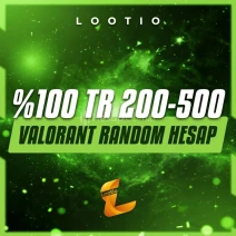 %100 TR⭐ 200-500 SKİN RANDOM HESAP⭐ (Kopya)