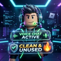 ROBLOX VC AKTİF HESAP 🔥 TEMİZ & KULLANILMAMIŞ
